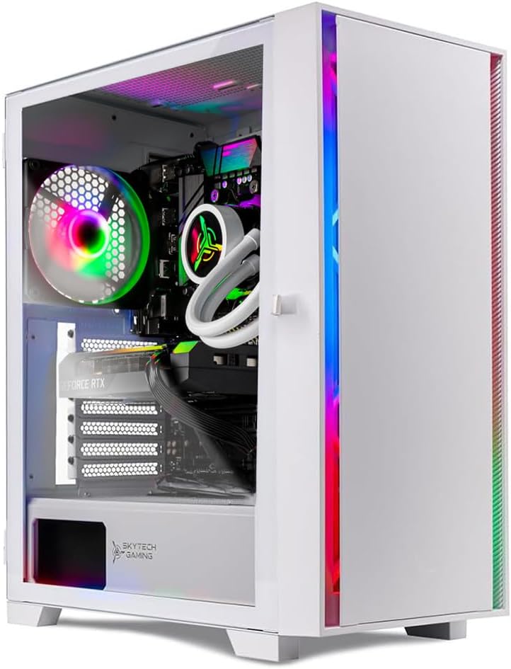 Skytech Shiva Gaming PC: Ryzen 7 7700X 5.4GHz Turbo, RTX 4060 8GB, 2TB SSD
