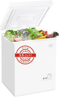 Chest Freezer 3.5 Cu.Ft Mini Chest Freezer - Quiet Compact Deep