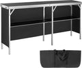 Extra Long Folding Tradeshow Podium Table - Portable 78in Counter