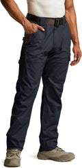 CQR Men's Flex Ripstop Work Pants - Water Resistant (Style R5KZ)
