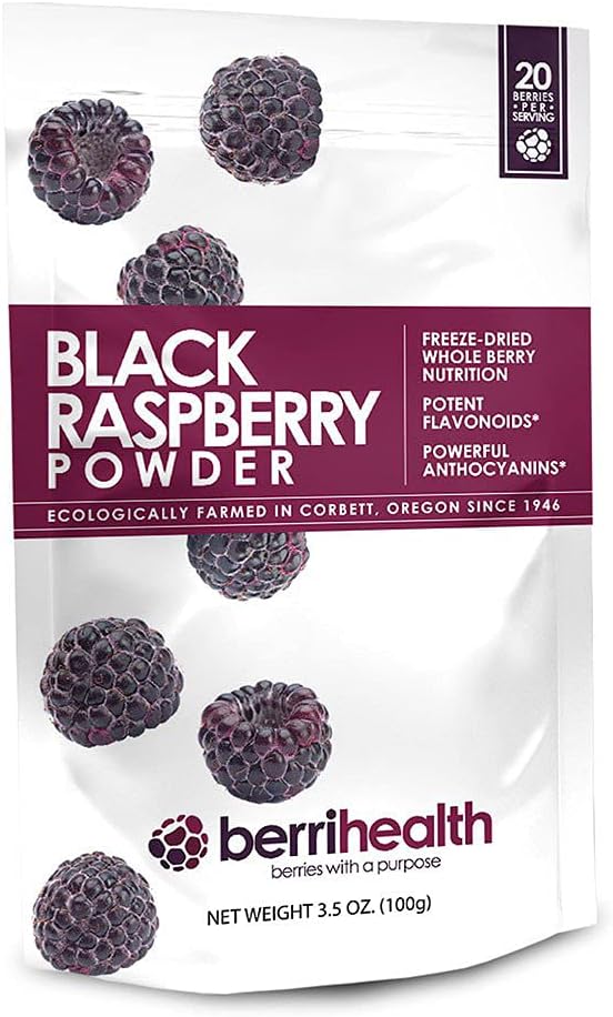 100% Authentic Oregon Black Raspberry Powder - 100 Grams