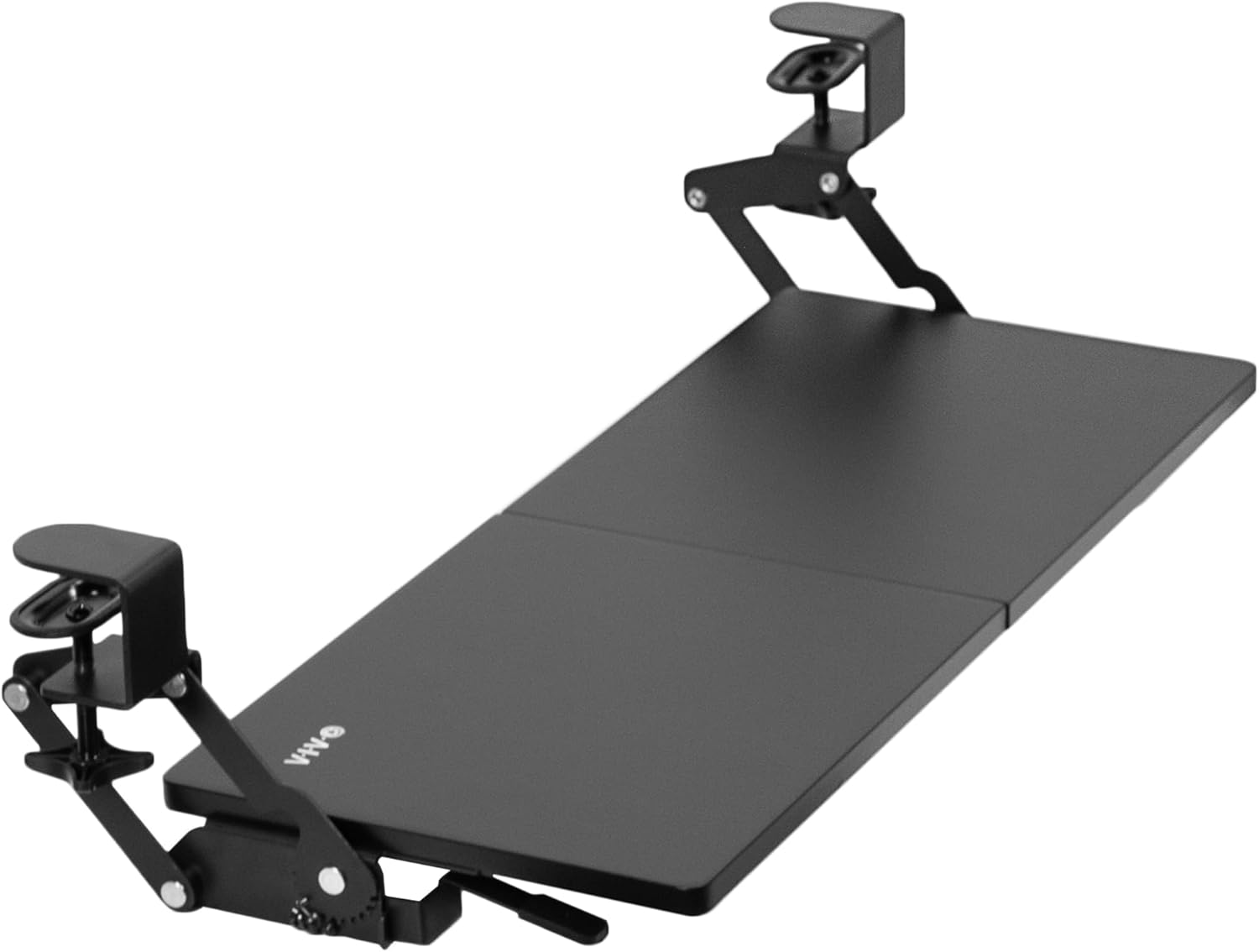 VIVO Large Clamp-on Keyboard Tray with Swinging Height Adjustment - Efficient Typing Experience!