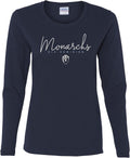 NCAA Thin Script Womens Long Sleeve T Shirt - Team Color Tee