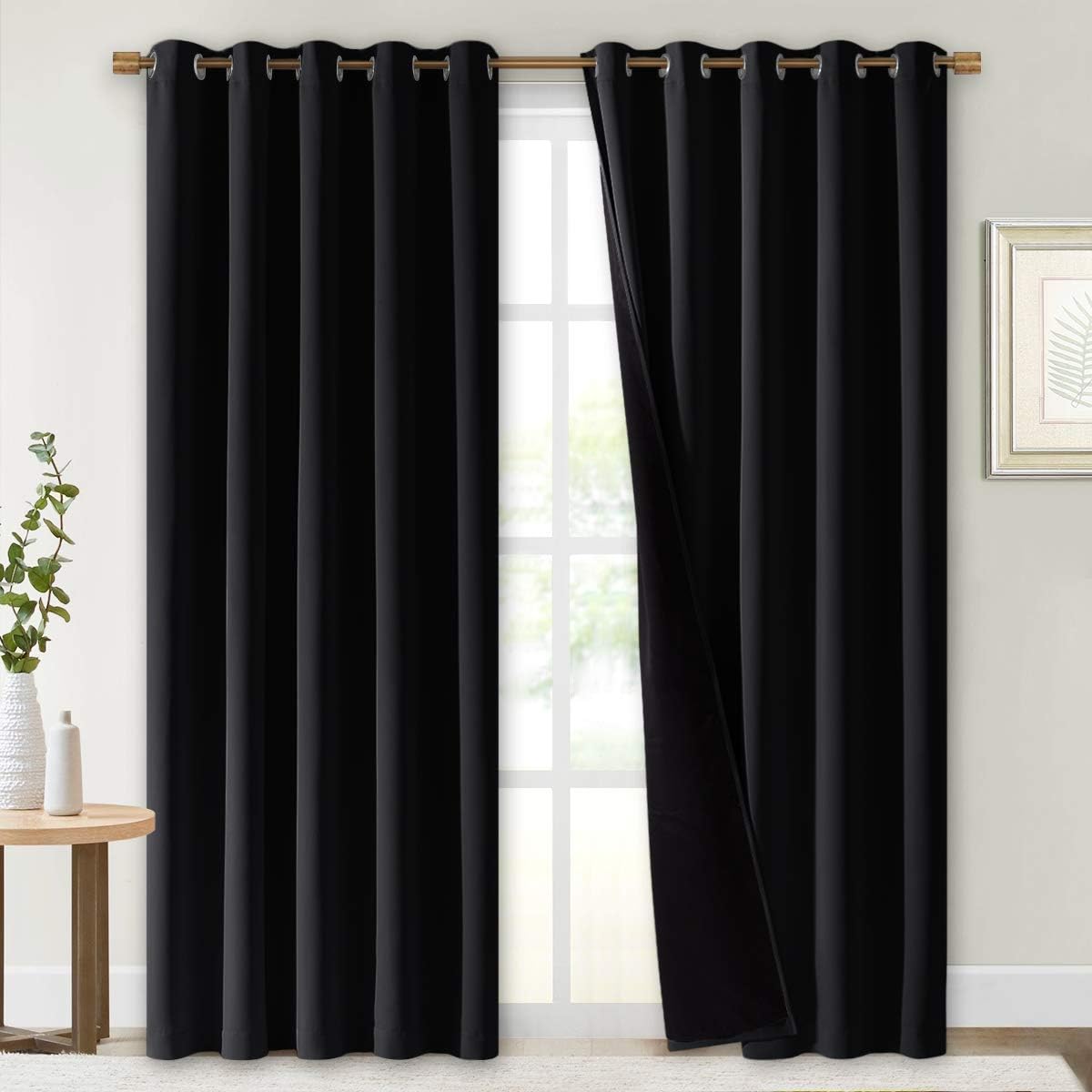 NICETOWN High-End Thermal Curtains for Full Blackout Effect