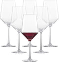ZWIESEL GLAS Pure Cabernet Red Wine Glass Set of 6 for Enjoyment