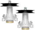 (2 Pack) 192870 Spindle Assembly + 195945 Pulley for 42-54in Decks