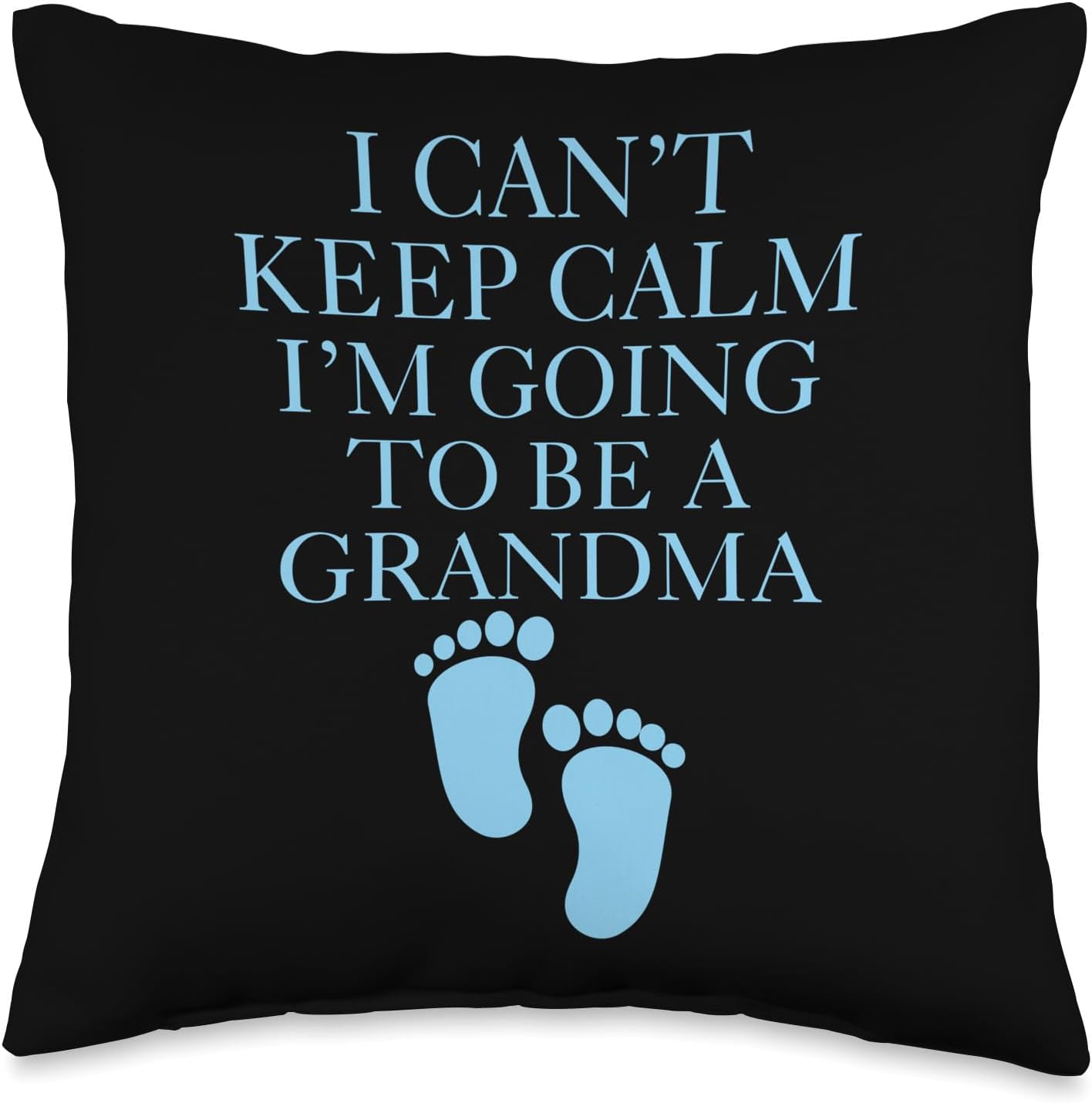 Grandma's Relaxation Essential: Baby Shower Throw Pillow