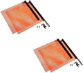 EZ Mount Warning Flag Orange 18in x 18in Mesh Safety Flag - Quick
