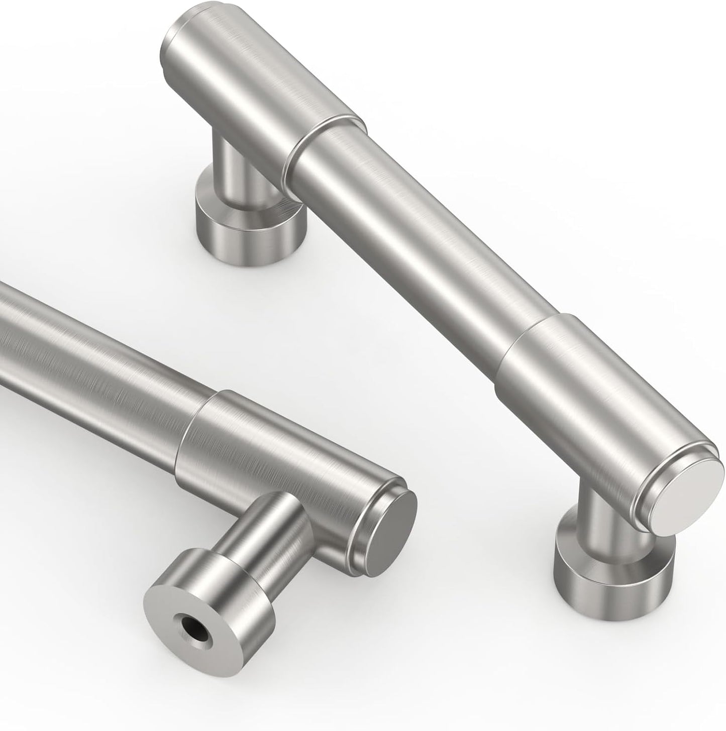 Brushed Satin Nickel Kitchen Cabinet Handles for Modern Homes