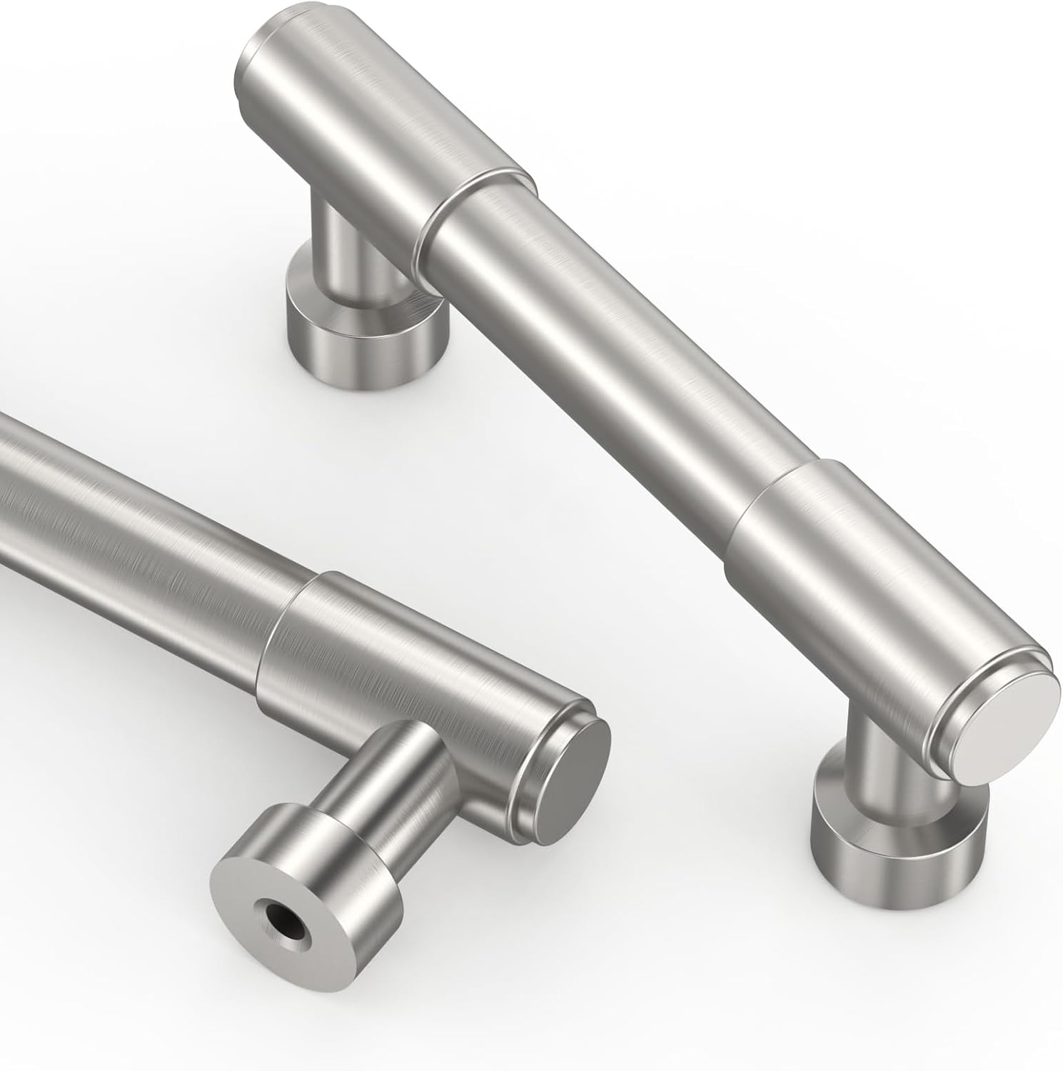 Brushed Satin Nickel Kitchen Cabinet Handles for Modern Homes