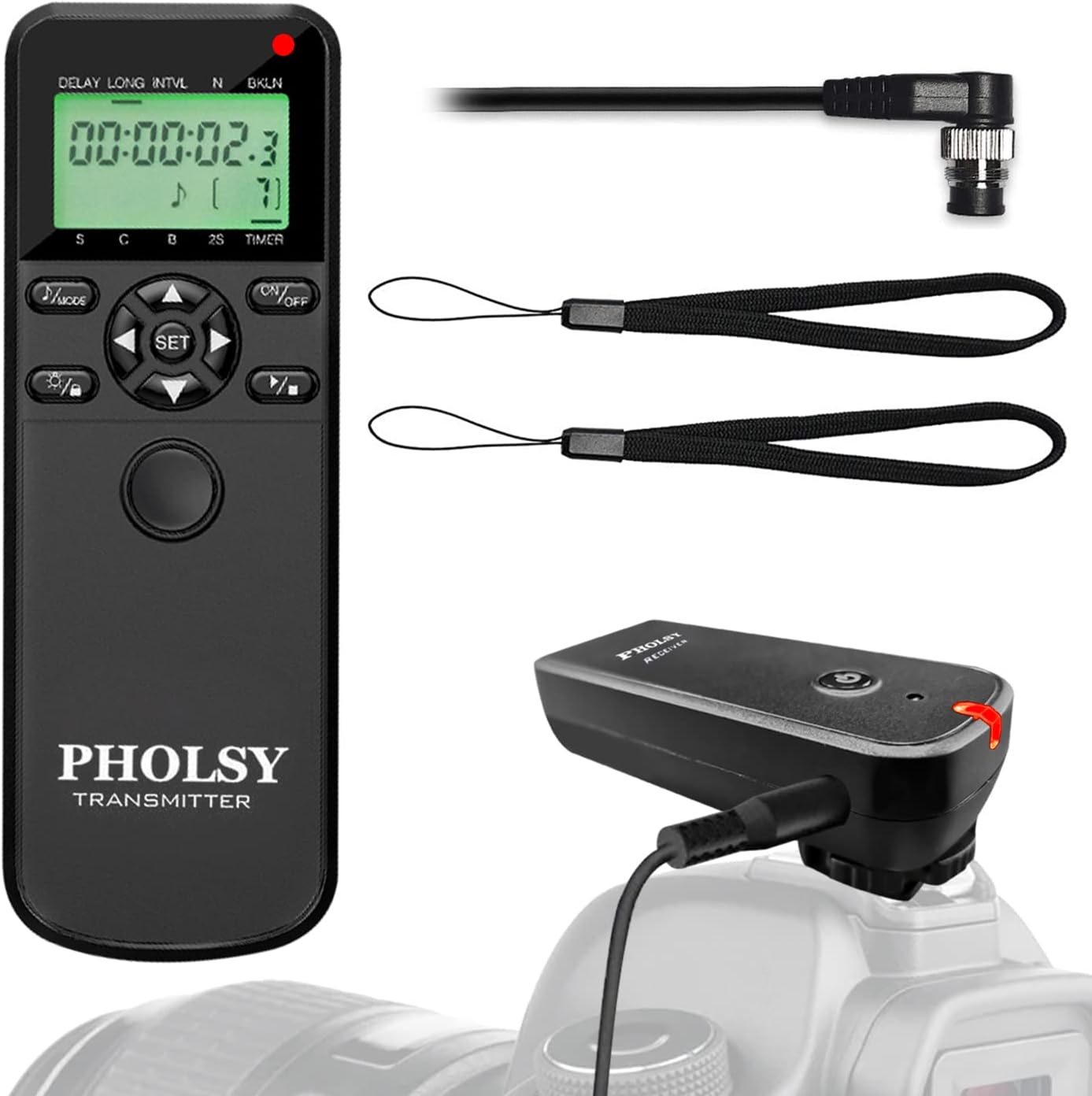 PHOLSY Intervalometer for Nikon Remote Shutter Release N8