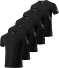 Men's Workout Running Shirt Pack - Breathable Dry Fit Tees