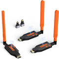 Wireless HDMI Transmitter and 2 Receivers - 350FT Long Range