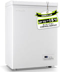 Small Mini Chest Freezer with Digital Control - Compact Dorm & Garage