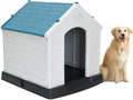 ZENY 34in Large Plastic Dog House - Weather Resistant Shelter