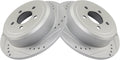 TRQ Rear Performance Brake Rotors Set Compatible with Dodge Nitro