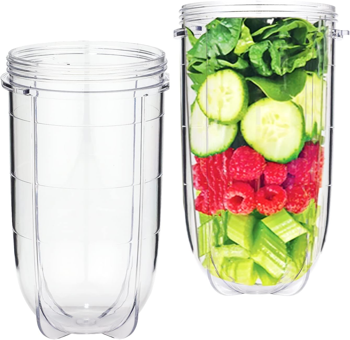 2PACK 16oz Cups for Magic Bullet Blender - Upgrade Your Blend!