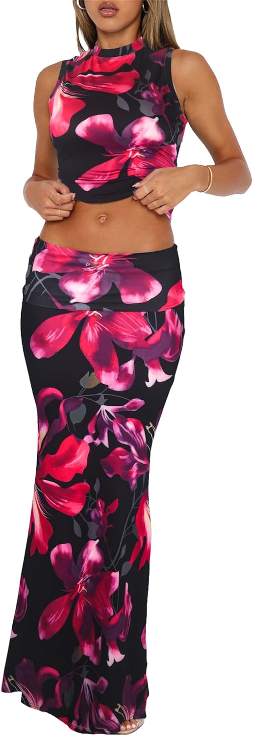 Stylish Skirt Sets Women 2 Piece Outfits for Every Occasion