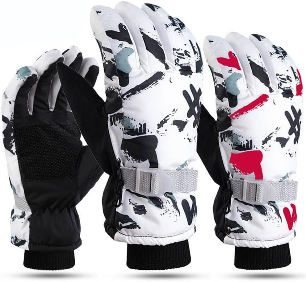 10k Waterproof Kids Winter Gloves - Cozy & Secure Fit!