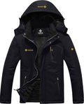 Men's Mountain Waterproof Ski Snow Jacket - Windproof Insulated