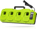 Replace Ryobi 18V Battery Charger 4-Port Multi Charging Station - Fast