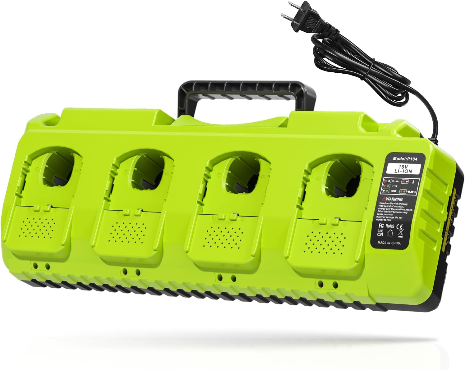 Replace Ryobi 18V Battery Charger with 4-Port Charging Station