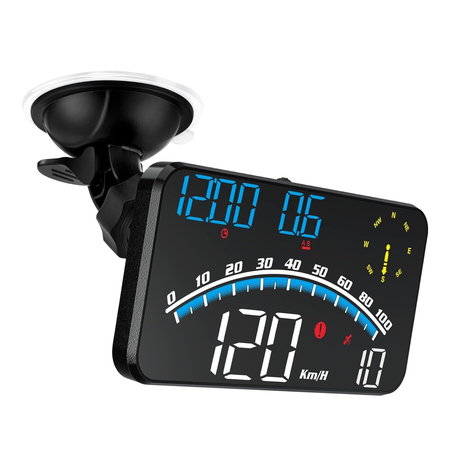 Digital GPS Speedometer with HUD Display for All Vehicles