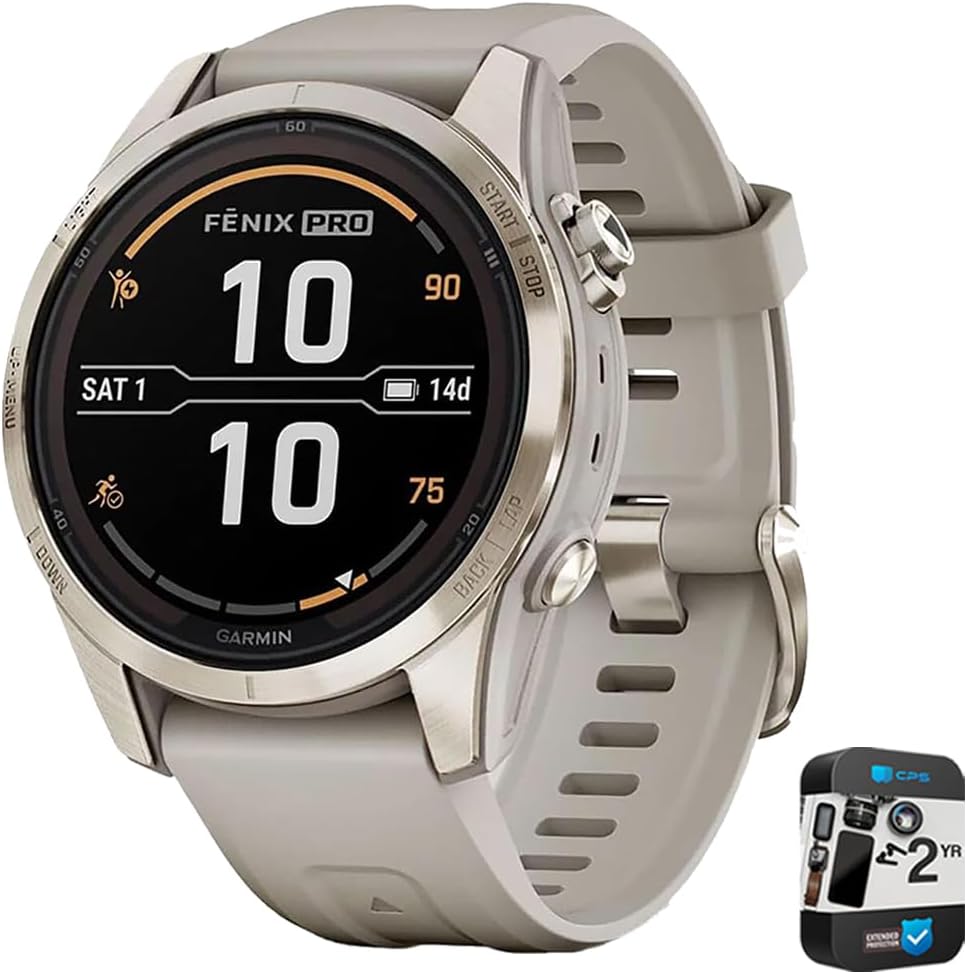 Garmin Fenix 7S Pro Solar: Stylish & Protected Bundle