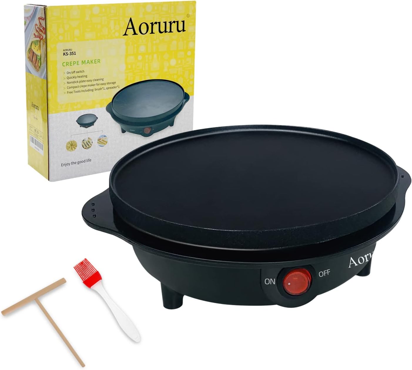 Aoruru Electric Crepe Maker - Effortless Crafting