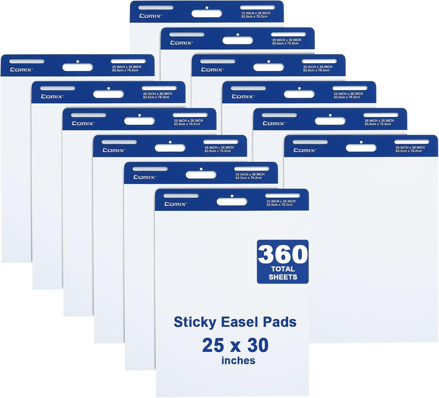 Comix Sticky Easel Pad - Large 25 x 30 Inches Flip Chart Paper