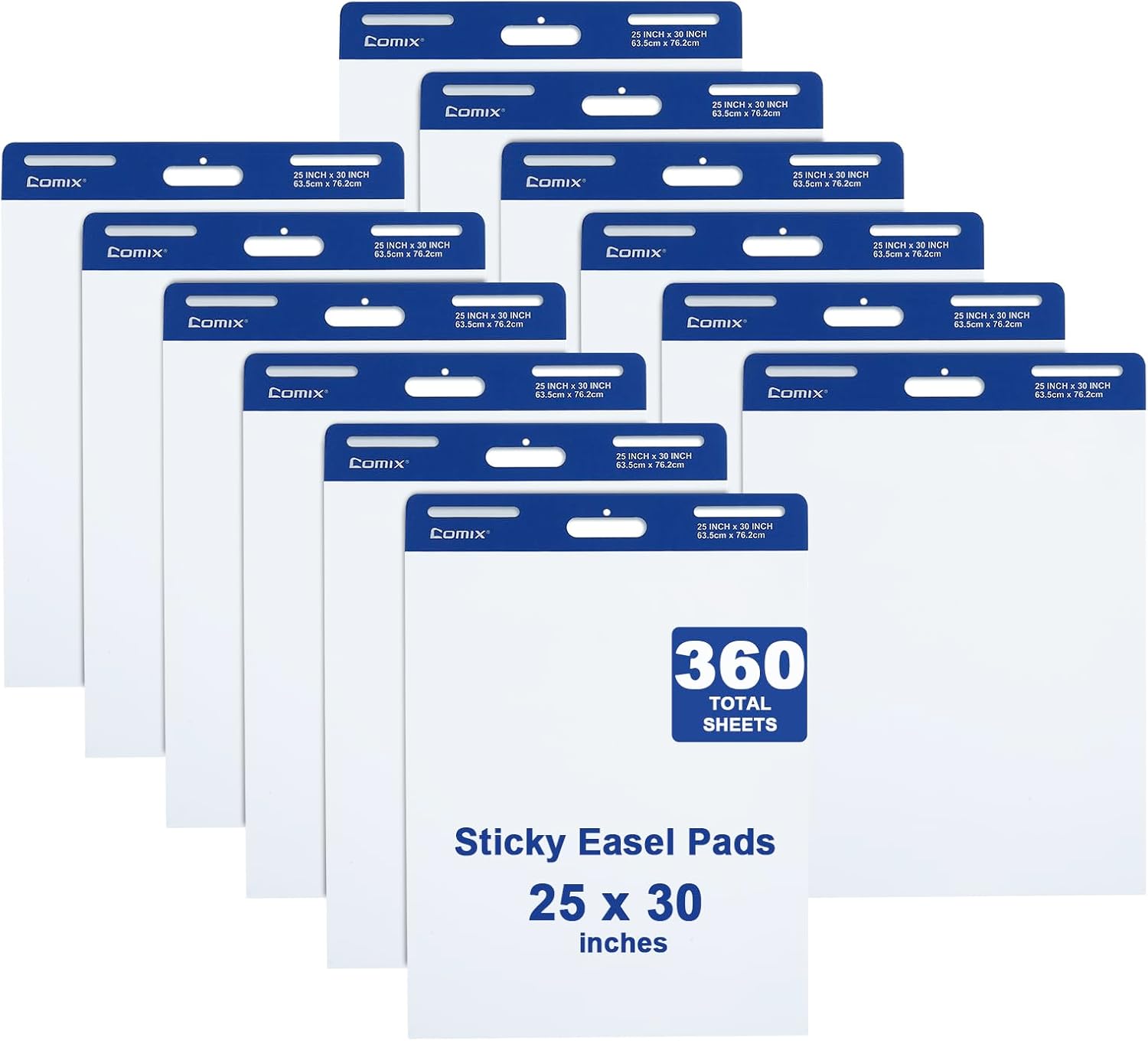 Comix Sticky Easel Pad - Large 25 x 30 Inches Flip Chart Paper