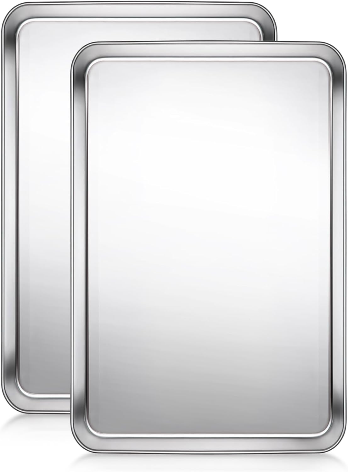 Stainless Steel Baking Sheet Set for Easy Baking and Roasting