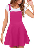 YOINS Overall Pinafore Dress Pleated Mini Suspender Skirt - Cute This