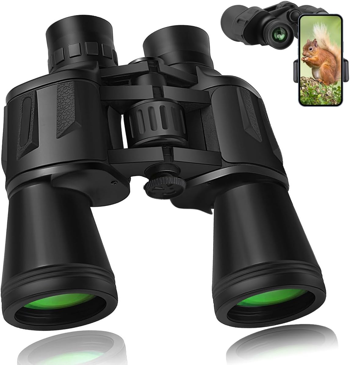 20x50 High Power Binoculars for Adults with Smartphone Adapter
