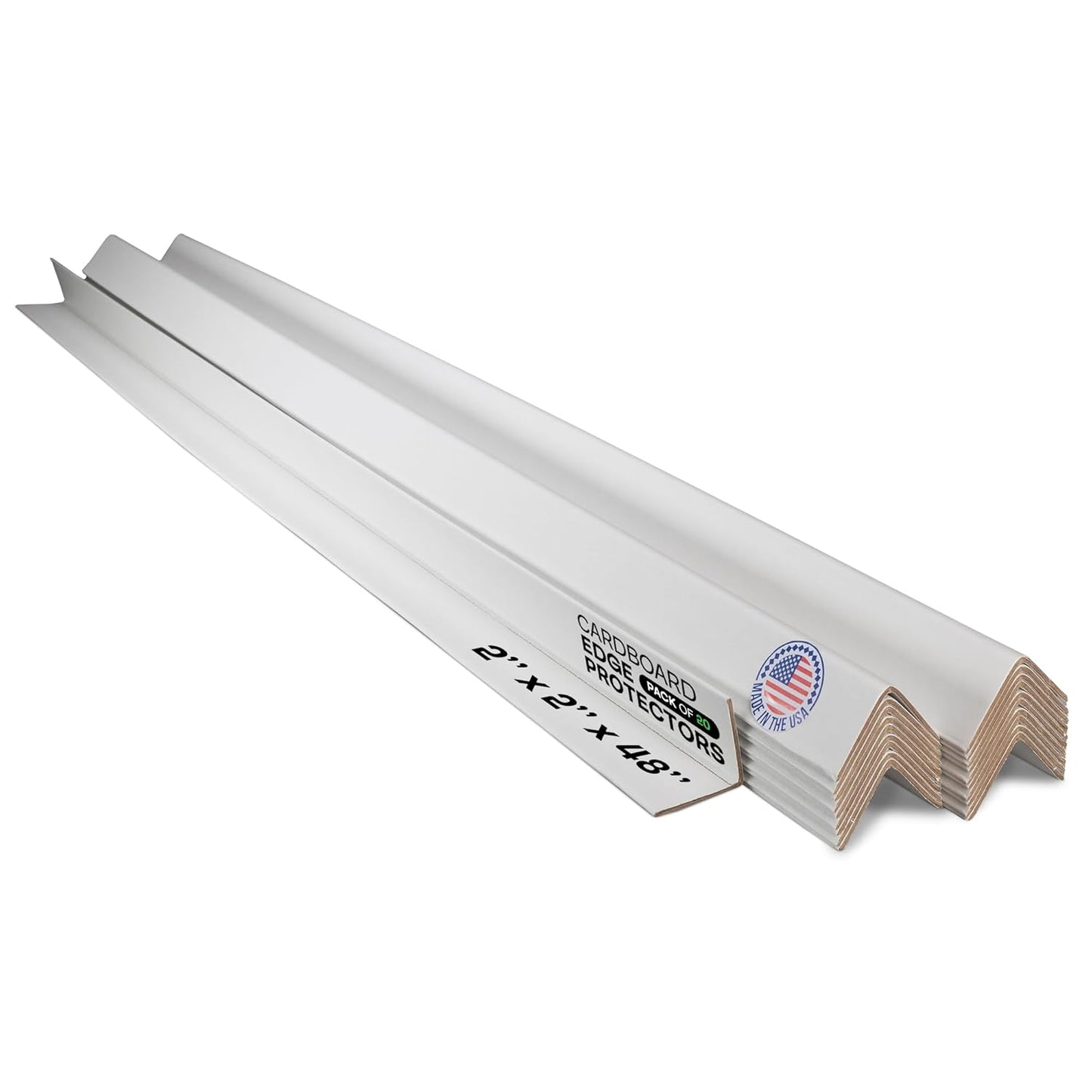 IDL Packaging 2 x 2 x 48 Cardboard Edge Protector for Shipping