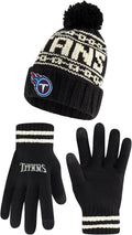 Cozy NFL Cable Knit Beanie and Gloves for Ultimate Comfort