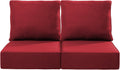 Luxury 22x24/22x25 6-Inch Outdoor Seat Cushions - Thick Support