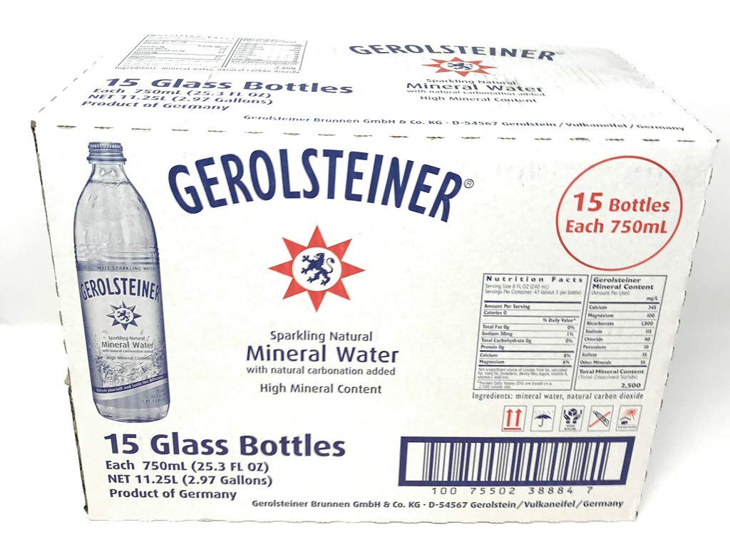 Gerolsteiner Mineral Water Case - Refreshing Natural Hydration