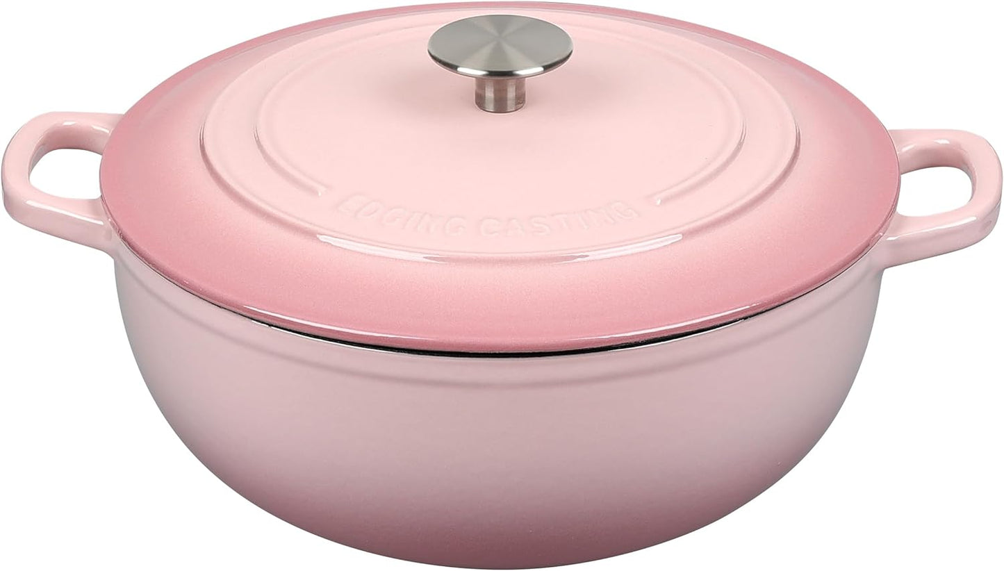 Enameled Cast Iron Dutch Oven Pot for Sourdough Baking