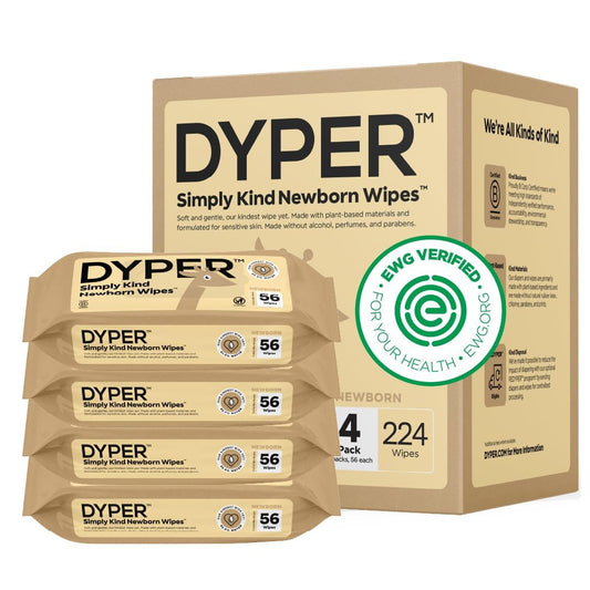 DYPER Plant-Based Baby Wipes | Gentle & Pure | EWG Verified