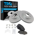 TRQ Front Brake Pad & Rotor Kit for Acura ILX and Honda Models