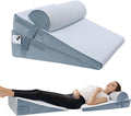 Bed Wedge Pillow for Sleeping Adjustable 3-Piece Wedge - Support