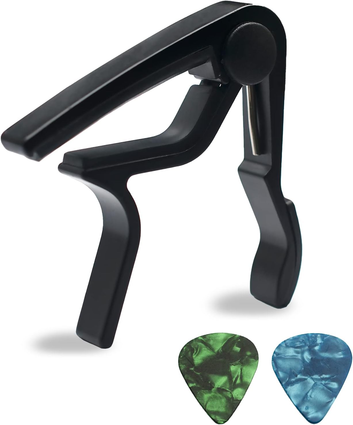SAPHUE Guitar Capo Set: Quick Changes + 2 Free Picks