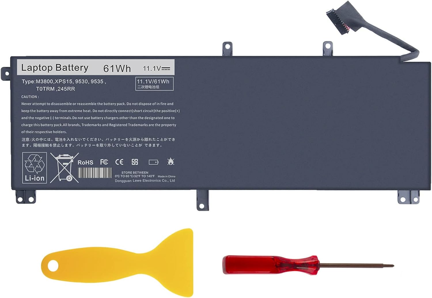 Futurebatt Replacement Laptop Battery for Dell XPS Series