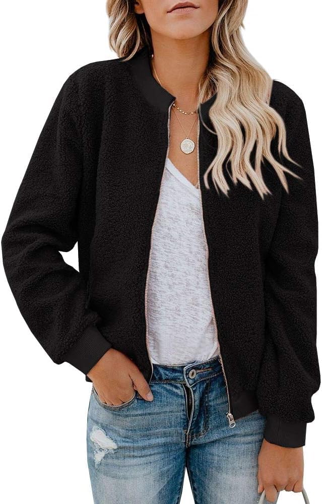 Eurivicy Women Fleece Jacket for Winter Casual Style and Comfort