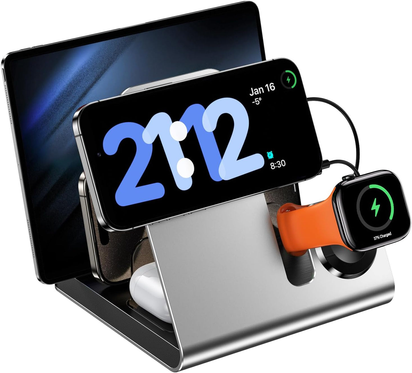 5 in 1 Wireless Charging Station for Apple Devices - Fast Charger
