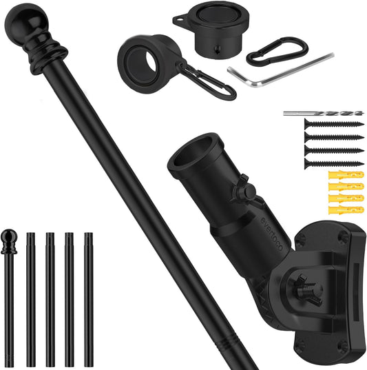 Heavy Duty T304 Stainless Steel Flag Pole Kit for All Weather