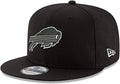 NFL 9FIFTY Black White Snapback Hat for Fans - Classic Fit