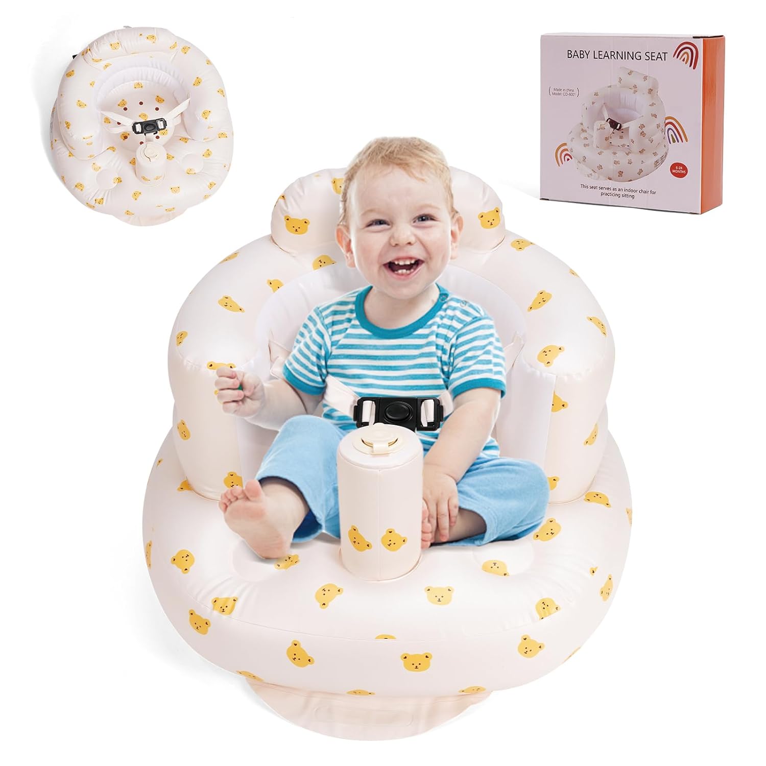 Portable 3-Point Harness Baby Inflatable Chair - Babylounger