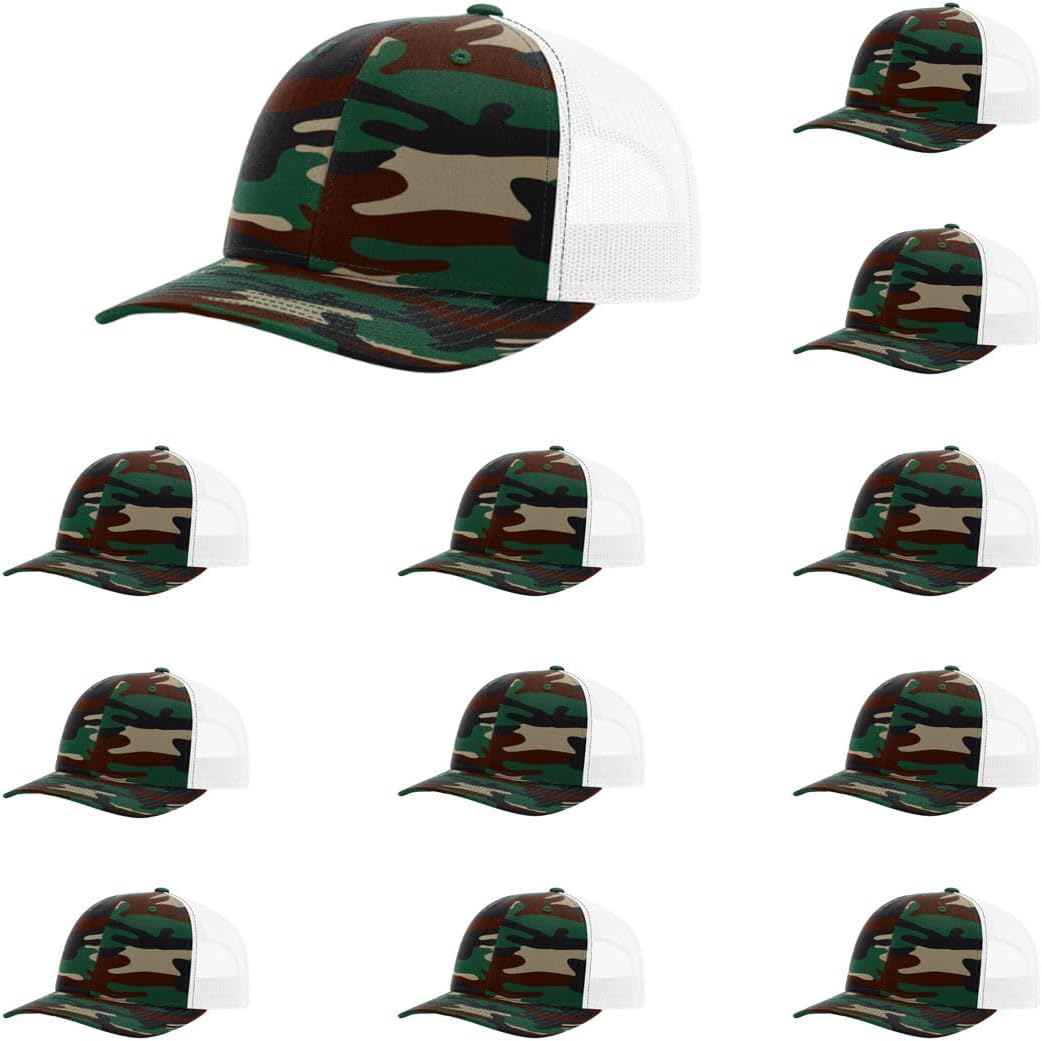 Richardson 112 Classic Six-Panel Adjustable Snapback Trucker Cap
